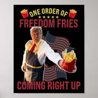 Rolig En portion frihetspommes kommer strax upp Poster