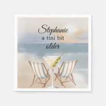 Rolig En Tini Bit Äldre Beach Party 50-årsdag