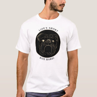 Rolig engelsk bulldogg t shirt