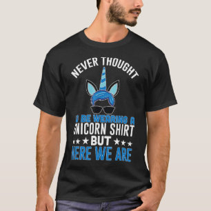 Rolig Enhörning För Pappa Farfar Morfar Storebror T Shirt