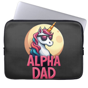 Rolig Enhörning Pappa Laufey Män Fars Dag Jul Laptop Fodral