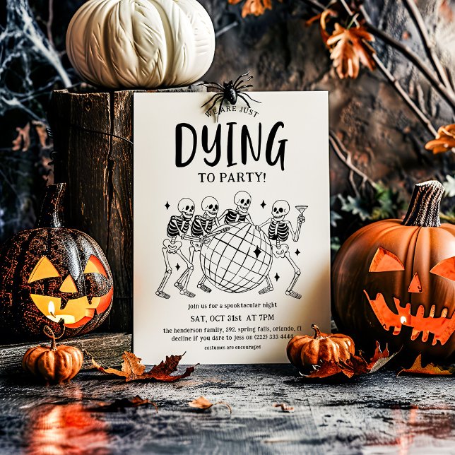 Rolig enkel Halloween-fest inbjudan (Skapare uppladdad)