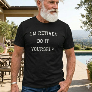 Rolig Enkel Pensionering Farfar T Shirt