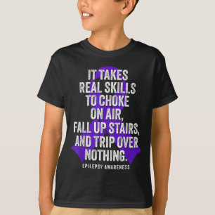 Rolig Epilepsikrigare Epilepsimedvetenhet T Shirt