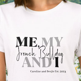 Rolig etablerad namn för fransk bulldoggsälskare t shirt