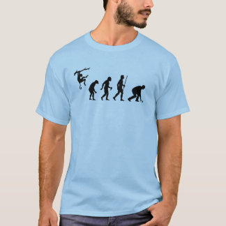 Rolig evolution av gräsmattabunkar t-shirt
