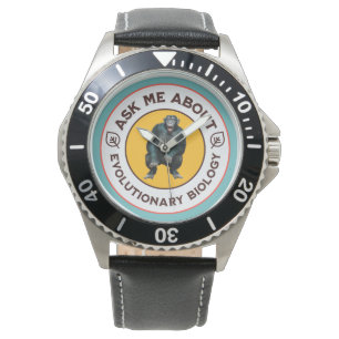 Rolig evolutionsbiologi meme nördhumor present armbandsur