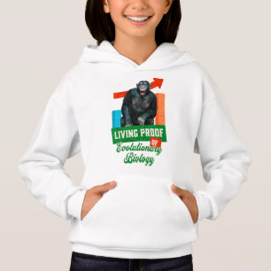 Rolig evolutionsbiologi schimpanshumor t shirt