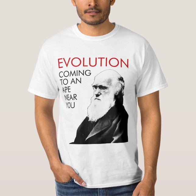 Rolig evolutionT-tröja Tröja (Framsida)