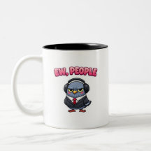 Rolig Ew Människor Duv Kontors Kaffe Mugg