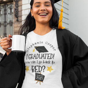 Rolig examen jag tog examen kan jag gå tillbaka ti t shirt
