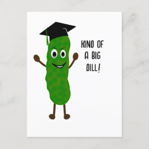 Rolig examen stor dillpickle-kort Examen humor Vykort