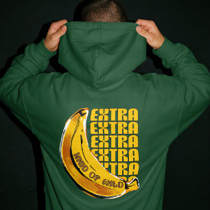 Rolig Extra Banansort Vild Upphettad Rivalitet Hoodie