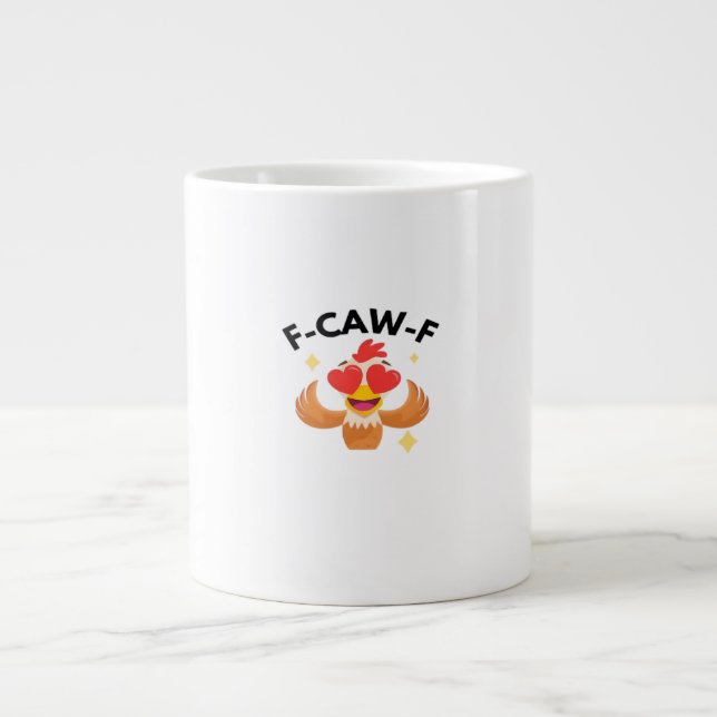 Rolig F-Caw-F Classic Jumbo Mugg (Framsidan)
