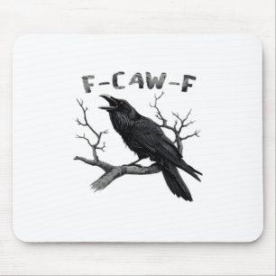 Rolig F-Caw-F gotisk kråkhumor Essential Musmatta
