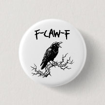 Rolig F-Caw-F Kråka Korp Puns