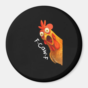 Rolig F-Caw-F Kyckling F-Caw-F Kyckling Kreativt C Magnet