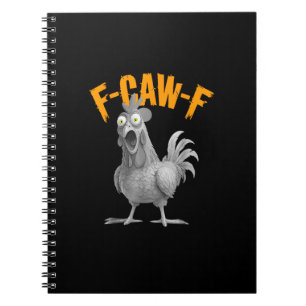 Rolig F-Caw-F Kyckling F-Caw-F Kyckling Retro Klas Anteckningsbok