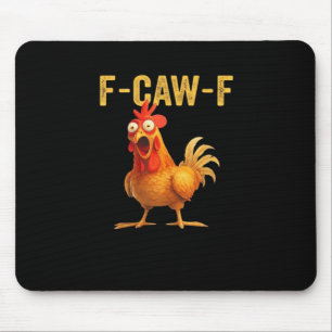 Rolig F Caw F Kyckling Kreativt Casual Design Musmatta
