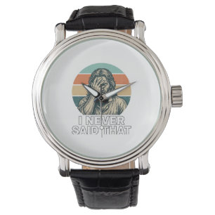 Rolig Facepalm Vintage Gravyr Citat Design_1 Armbandsur