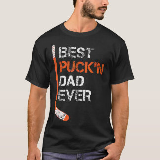 Rolig fadersdag Hockey Pappa Bästa Puck'N Pappa T Shirt