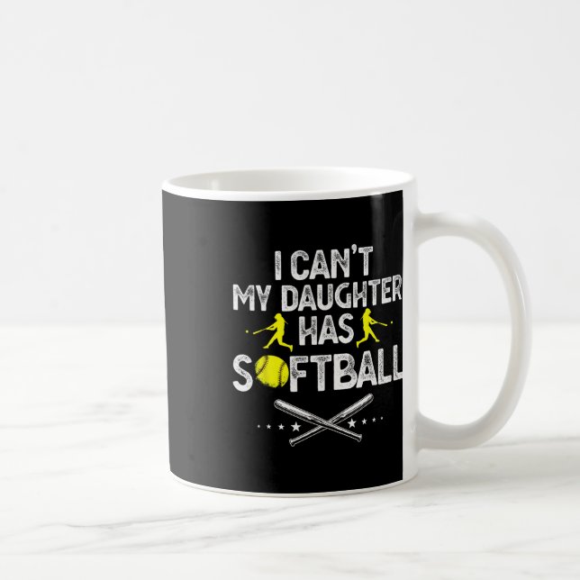 Rolig fadersdag jag kan inte min dotter har Softll Kaffemugg (Höger)
