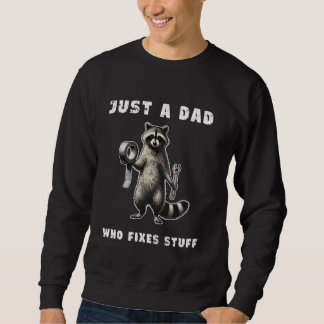 Rolig fadersdag Pappa Fixar Saker Vintage Tvättbjö Lång Ärmad Tröja