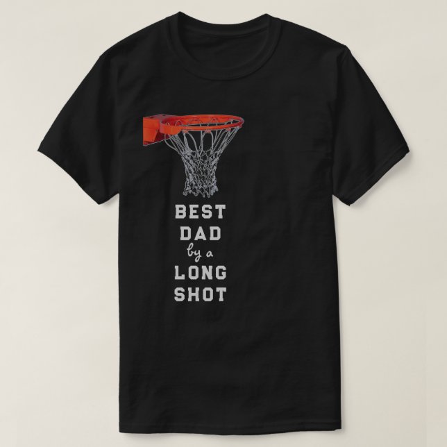 Rolig fadersdagsbasket T-shirt (Design framsida)