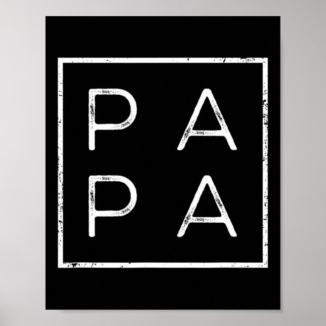 Rolig fadersdagspresent för pappa  poster (Framsidan)