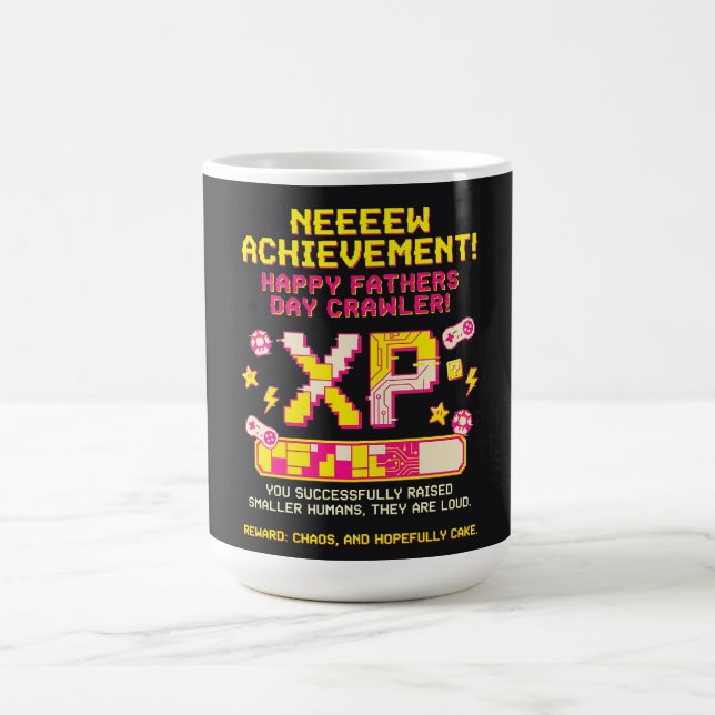 Rolig fadersdagspresent för pappa som spelar - XP- Kaffemugg (Center)