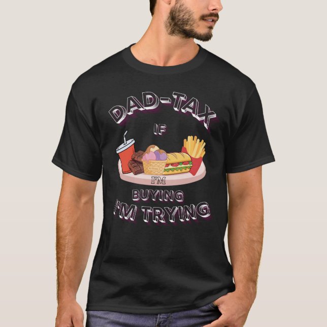 Rolig fadersdagspresent för pappa t shirt (Framsida)
