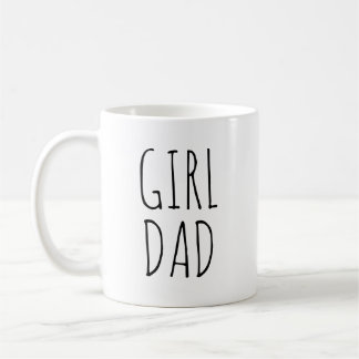 Rolig fadersdagspresent för pappa till flickor kaffemugg