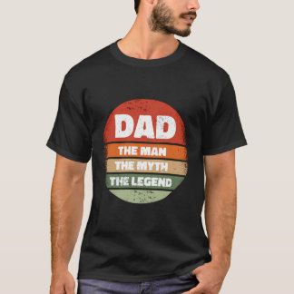 Rolig fadersdagssats för pappa fadersdag som fader t shirt