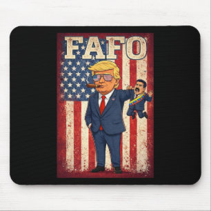 Rolig Fafo Trump Fafo Amerikansk Usa För Män Kvinn Musmatta