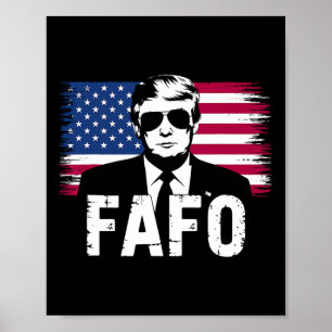 Rolig Fafo Trump Foto 1 Poster