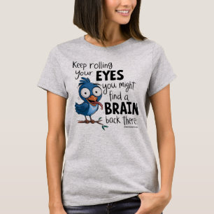 Rolig Fågel Sarksast Citat Grafik T Shirt