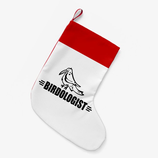 Rolig Fågelskådare Liten Julstrumpa (Framsidan (Hängande))
