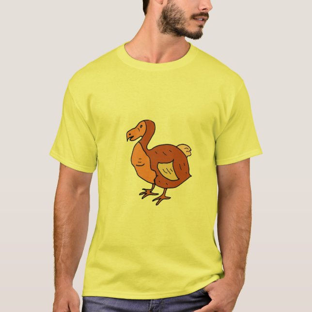 Rolig fågelT-tröja för Dodo CQ T-shirt (Framsida)