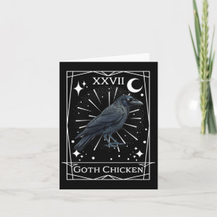 Rolig Fairycore Tarot Gotisk Häxkonst Kyckling De Kort