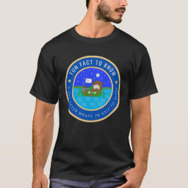 Rolig fakta att veta om havsuttrar t shirt