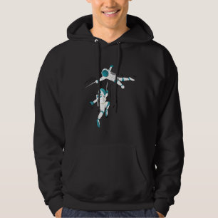 rolig-fäktning-i-rymden-present-till-en-fäktare-t- hoodie