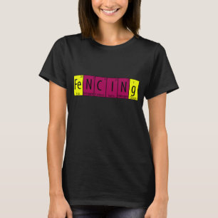 Rolig Fäktning T-shirt I Periodiska Grundelement N
