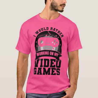 Rolig familj för spelutvecklare t shirt