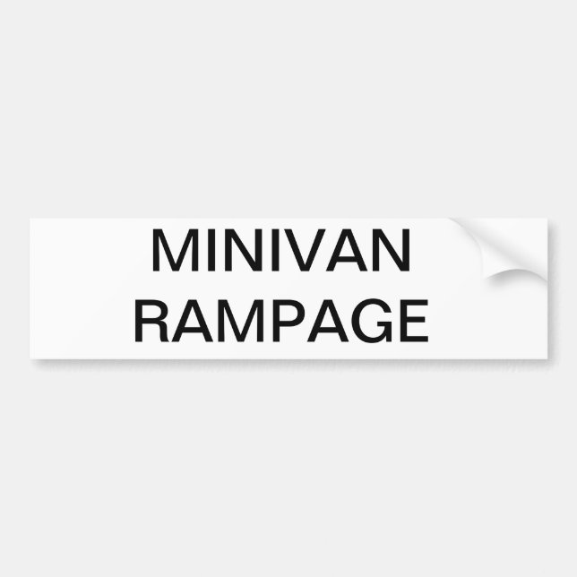 Rolig familj minibuss dekal (Framsidan)