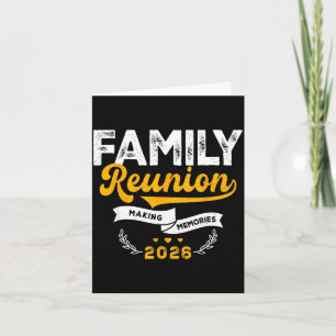 Rolig Familjeåterförening Skapar Minnen Familj Kort