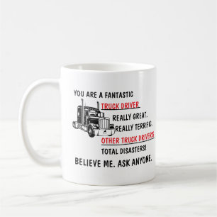 Rolig Fantastisk Lastbilschaufför Lastbilschaufför Kaffemugg