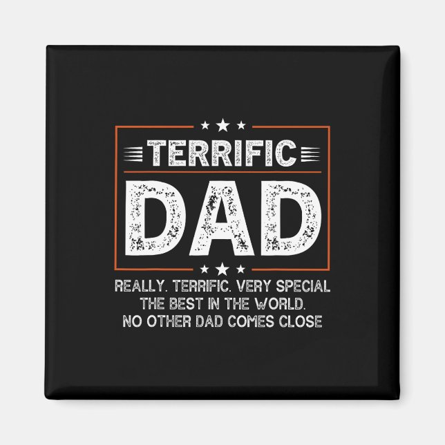 Rolig fantastisk pappa Donald Trump Glad fadersdag Magnet (Framsidan)