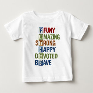 Rolig Fantastisk Stark Glad Hängiven Modig Positiv T Shirt
