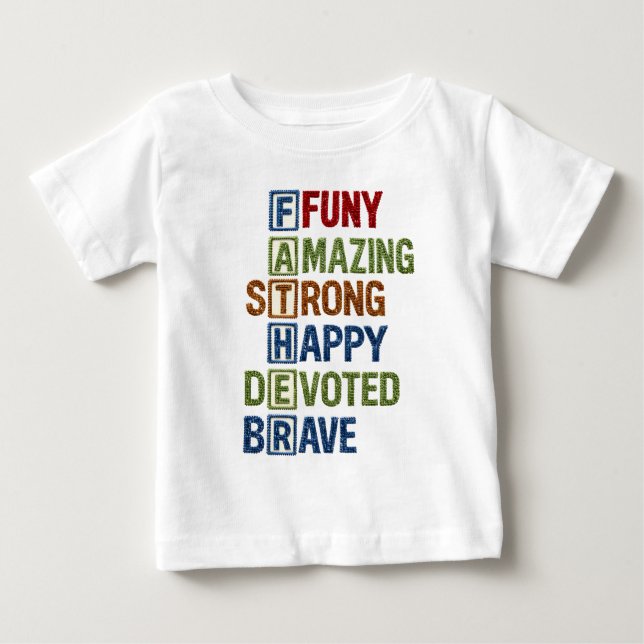 Rolig Fantastisk Stark Glad Hängiven Modig Positiv T Shirt (Framsida)
