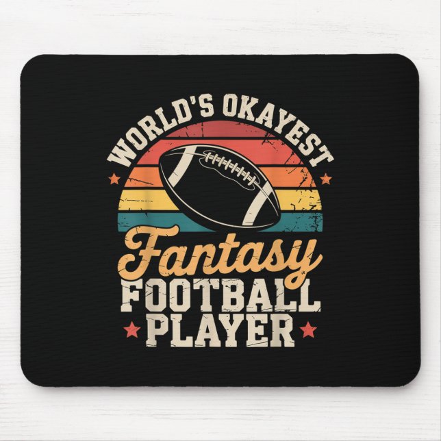Rolig Fantasy Football Spelar Outfit - Fantasy Foo Musmatta (Framsidan)